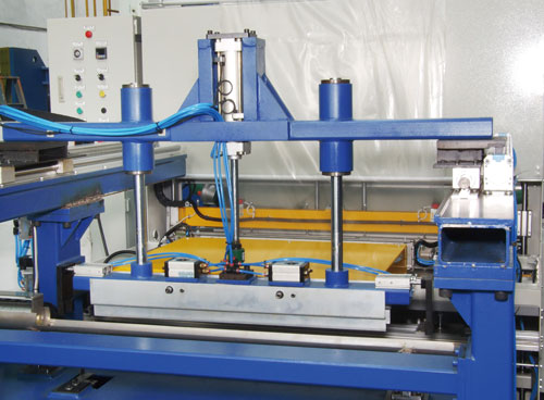 SJA-1012 Ends Roll Wrapper And Palletizer